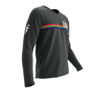 MTB BMX Cycling Jersey Long Sleeve Code South Africa Gray for Men and Women