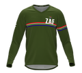 MTB BMX Cycling Jersey Long Sleeve Code South Africa Green for Men and Women