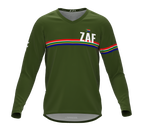 MTB BMX Cycling Jersey Long Sleeve Code South Africa Green for Men and Women