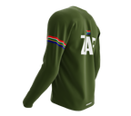 MTB BMX Cycling Jersey Long Sleeve Code South Africa Green for Men and Women