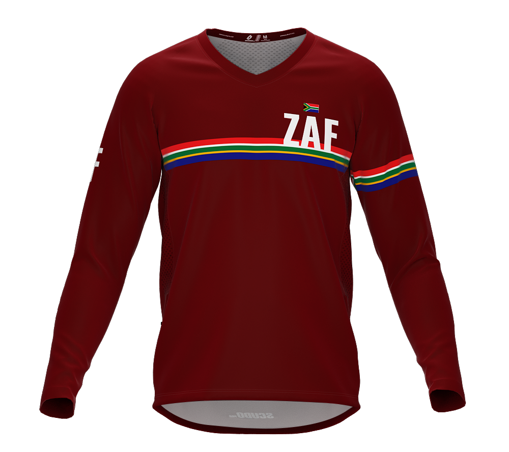 MTB BMX Cycling Jersey Long Sleeve Code South Africa Vine for Men and Women