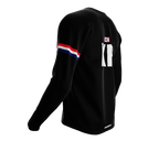 MTB BMX Cycling Jersey Long Sleeve Code South Korea White for Men and Women