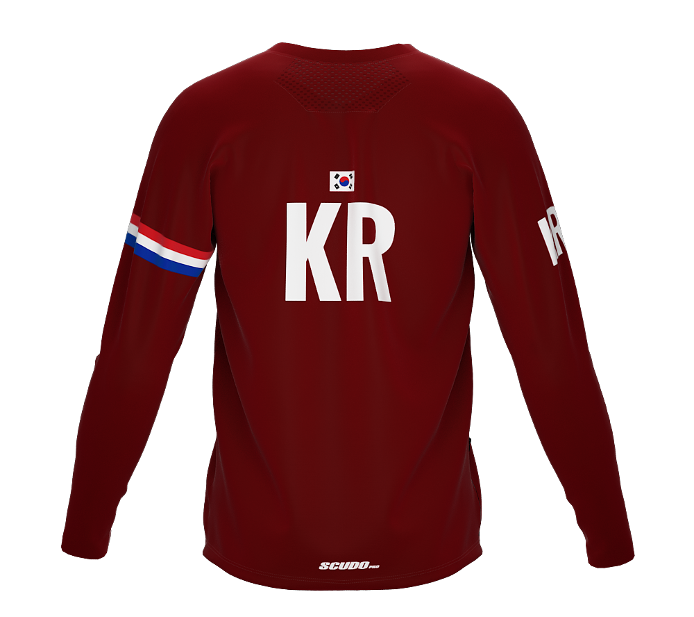 MTB BMX Cycling Jersey Long Sleeve Code South Korea Vine for Men and Women