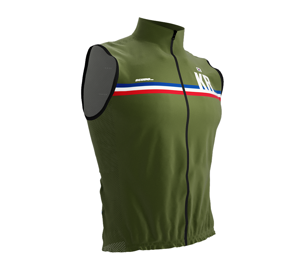 Wind Breaker Cycling Running Sports Vest South Korea Country Code for Men And Women
