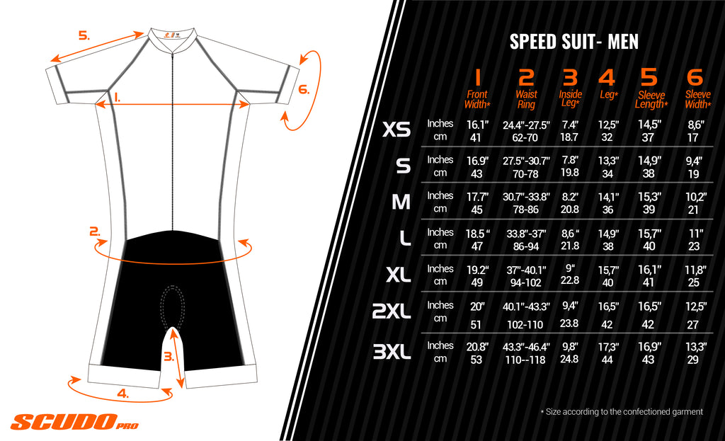 Aqua Scudopro Cycling Speedsuit for Men