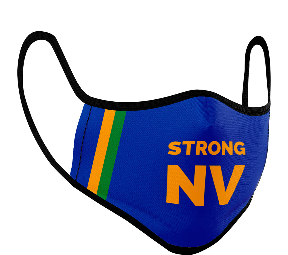 Nevada Strong- Face Mask with fluid and moisture resistant fabric. Reusable and Washable