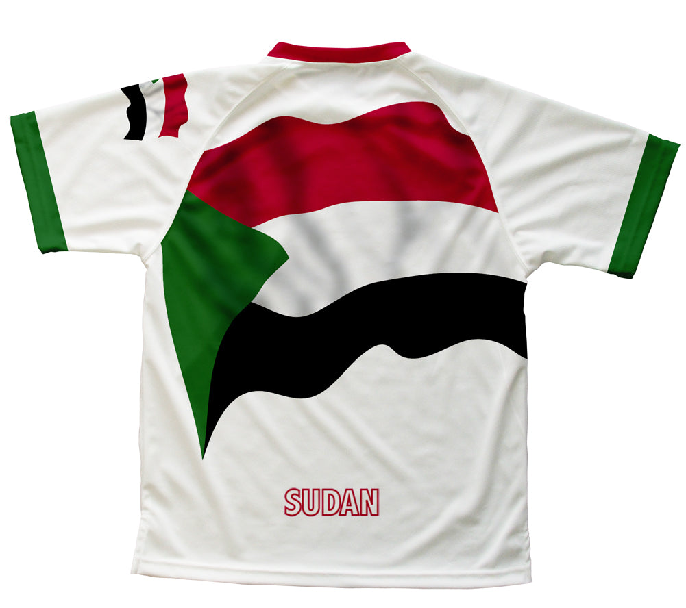 Sudan Flag Technical T-Shirt for Men and Women