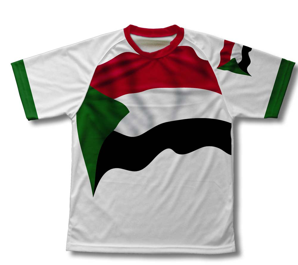 Sudan Flag Technical T-Shirt for Men and Women