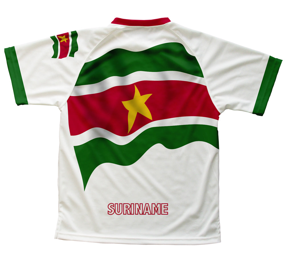 Suriname Flag Technical T-Shirt for Men and Women