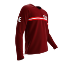 MTB BMX Cycling Jersey Long Sleeve Code Switzerland Vine for Men and Women