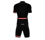 Switzerland Black Code Cycling Speedsuit for Men
