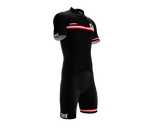 Switzerland Black Code Cycling Speedsuit for Men