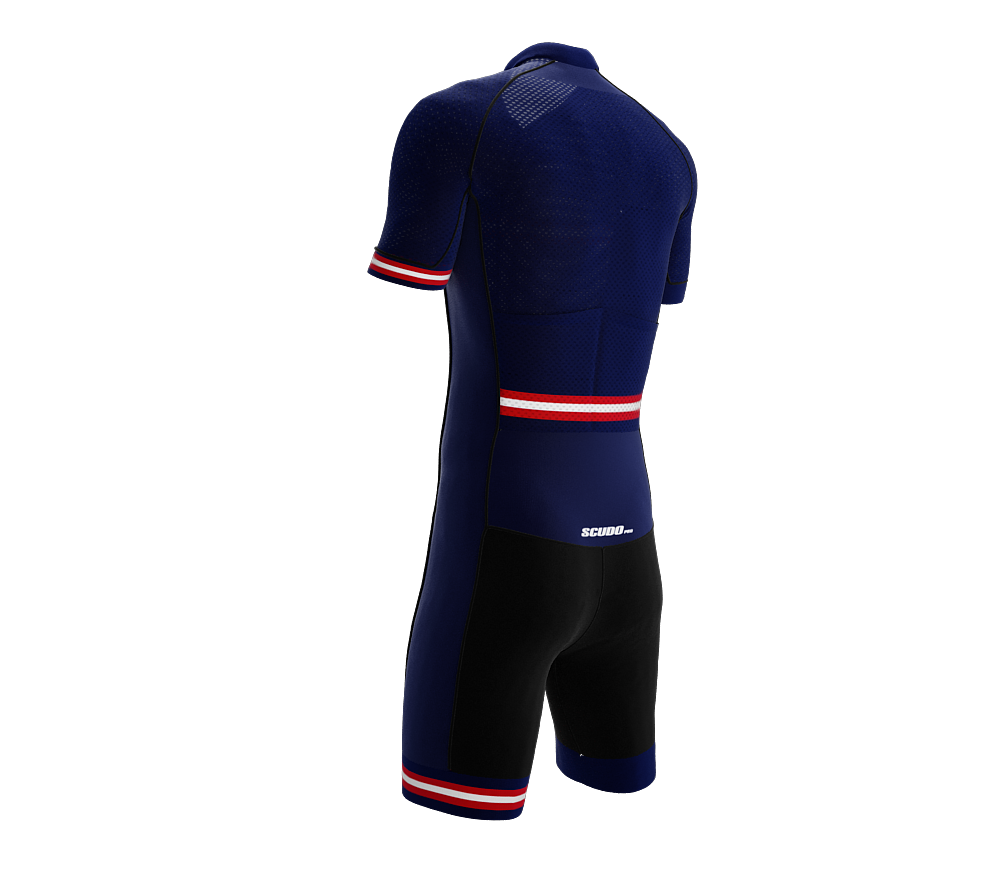 Switzerland Blue Code Cycling Speedsuit for Men