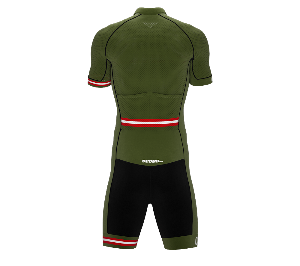 Switzerland Green Code Cycling Speedsuit for Men
