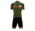 Switzerland Green Code Cycling Speedsuit for Men