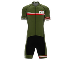 Switzerland Green Code Cycling Speedsuit for Men