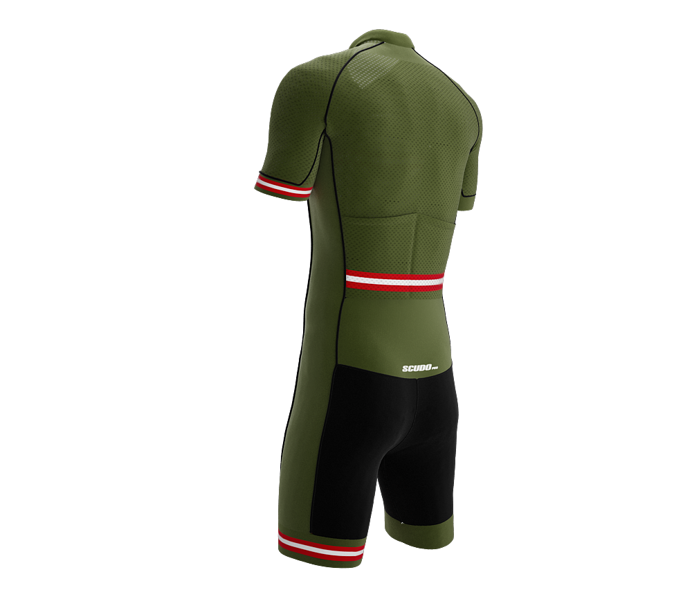 Switzerland Green Code Cycling Speedsuit for Men