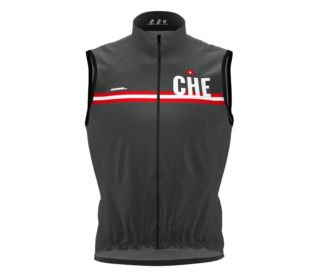 Wind Breaker Cycling Running Sports Vest Switzerland Country Code for Men And Women