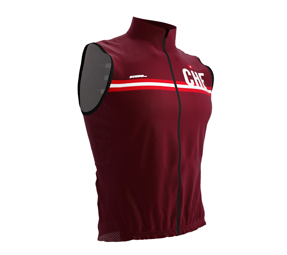 Wind Breaker Cycling Running Sports Vest Switzerland Country Code for Men And Women