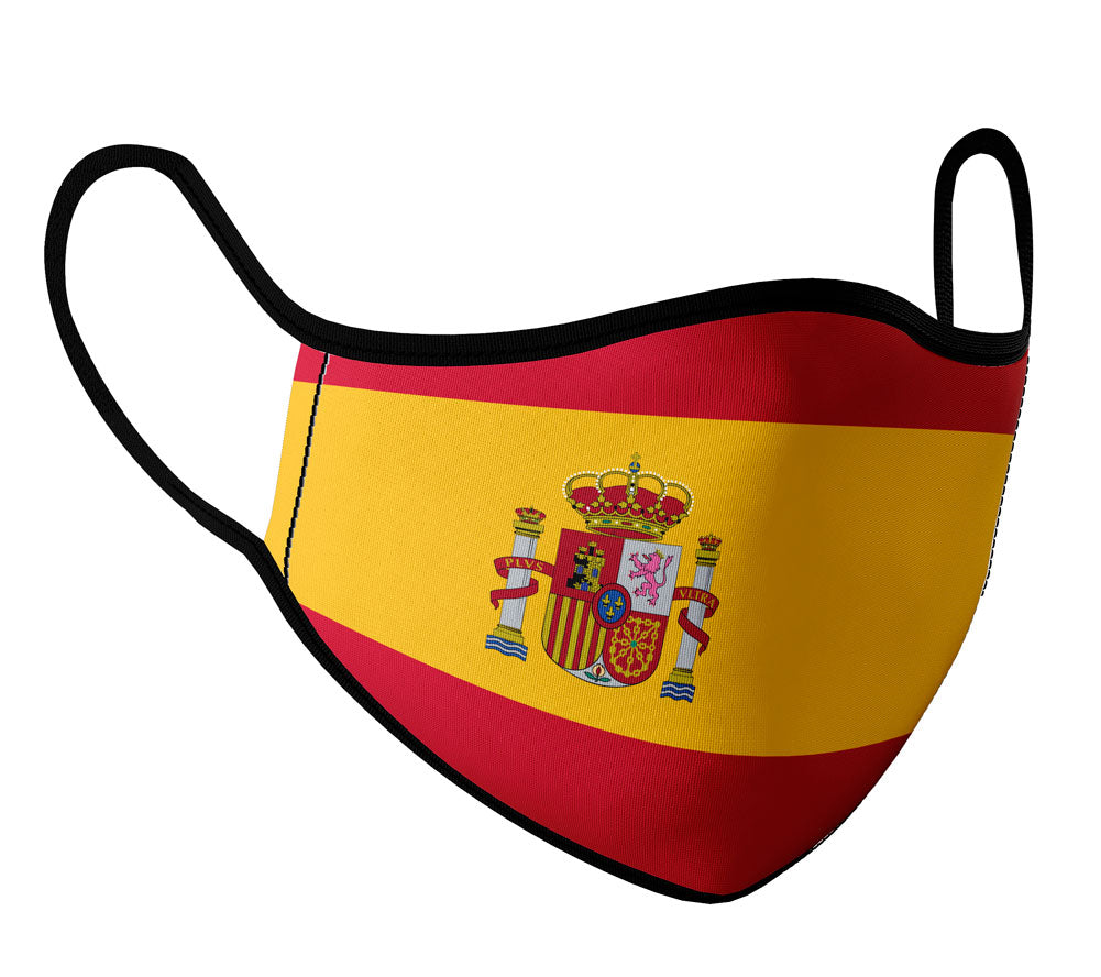 Spain  - Face Mask with fluid and moisture resistant fabric. Reusable and Washable