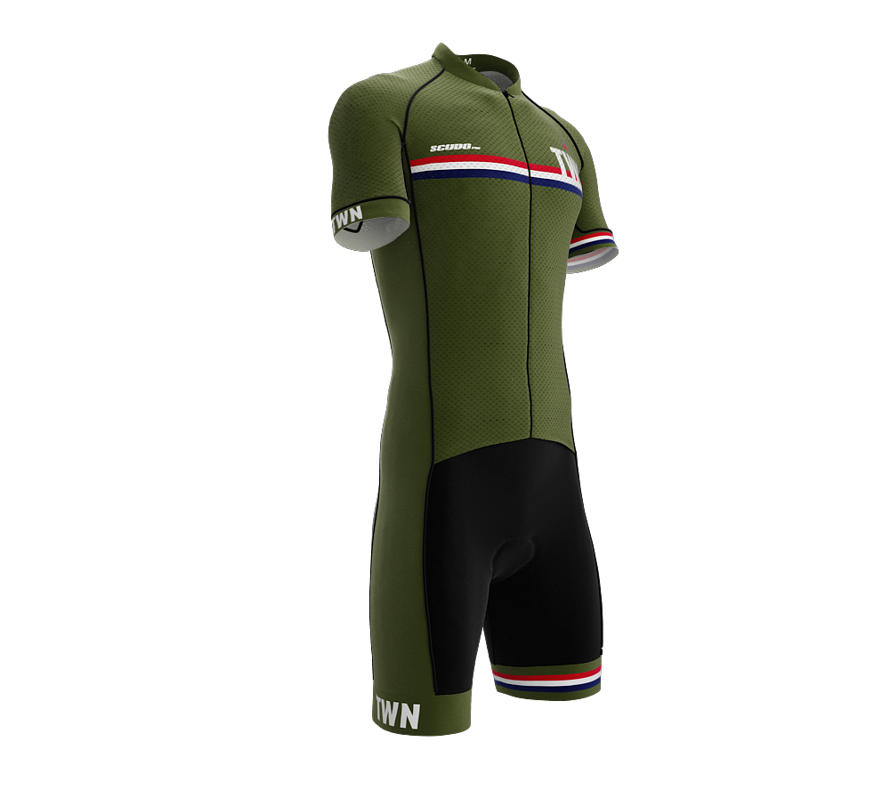 Taiwan Green Code Cycling Speedsuit for Men