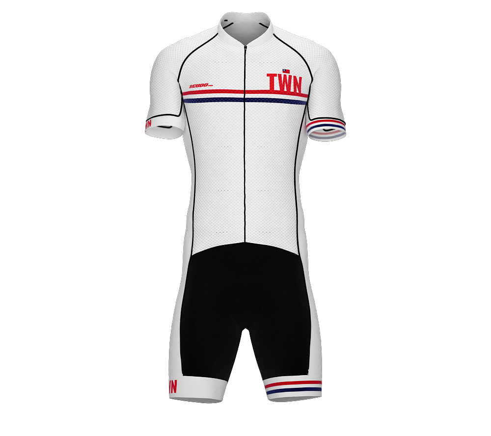 Taiwan White Code Cycling Speedsuit for Men
