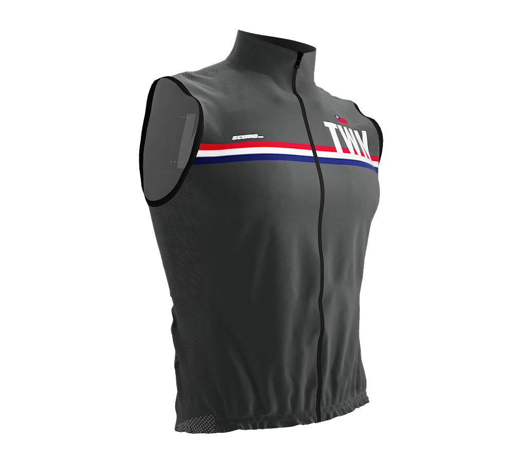 Wind Breaker Cycling Running Sports Vest Taiwan Country Code for Men And Women