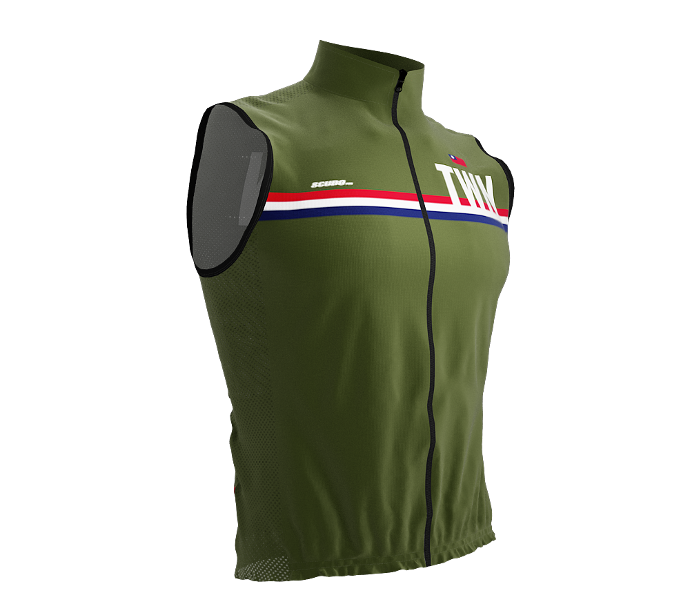 Wind Breaker Cycling Running Sports Vest Taiwan Country Code for Men And Women