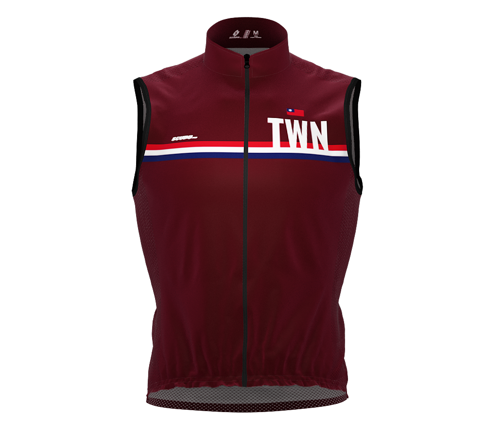 Wind Breaker Cycling Running Sports Vest Taiwan Country Code for Men And Women