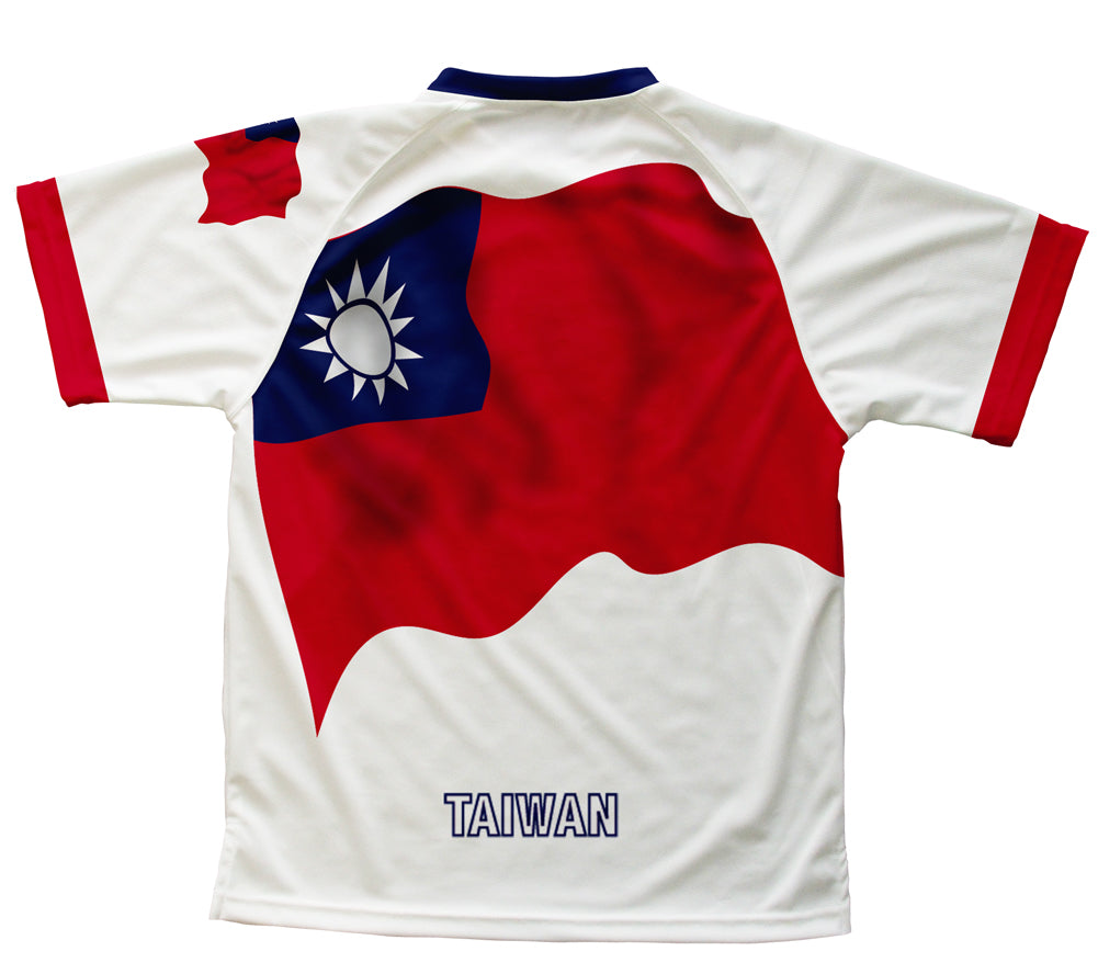 Taiwan Flag Technical T-Shirt for Men and Women
