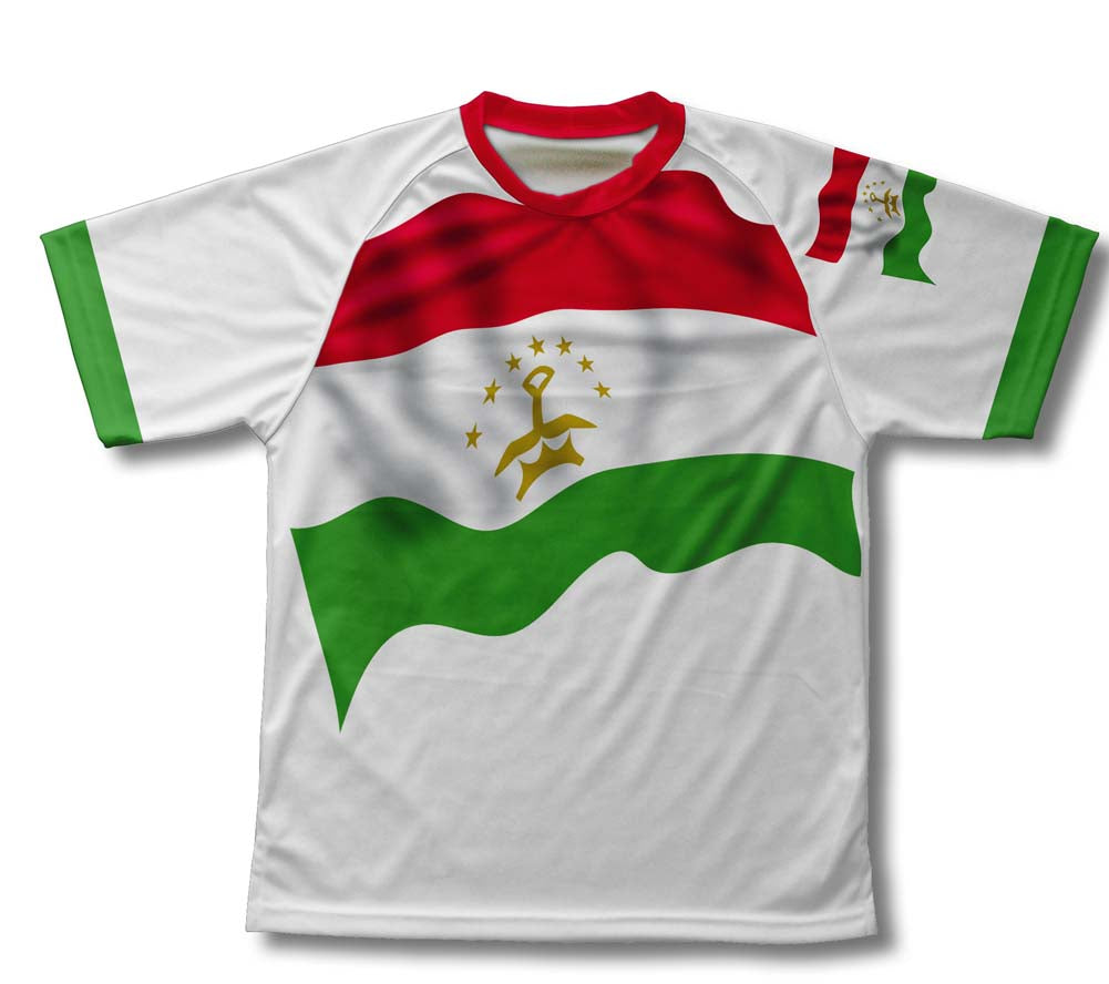 Tajikistan Flag Technical T-Shirt for Men and Women