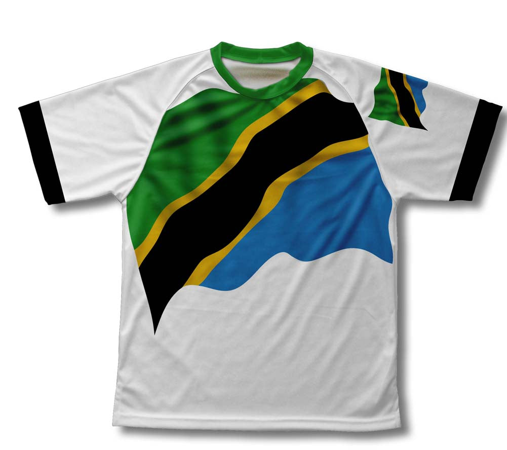 Tanzania Flag Technical T-Shirt for Men and Women