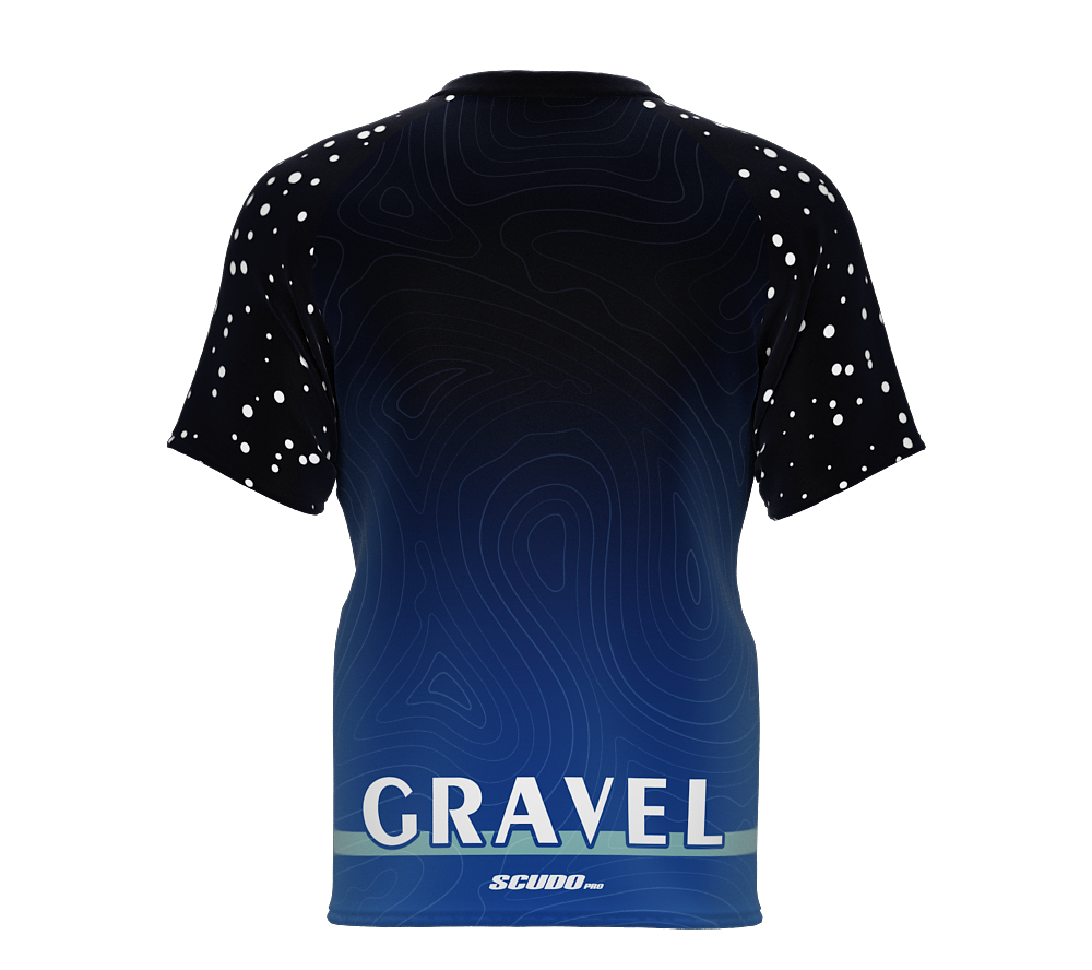 Gravel | Mountain Blue | Podium T-Shirt | Unisex