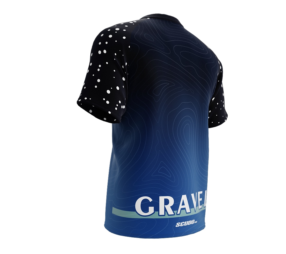 Gravel | Mountain Blue | Podium T-Shirt | Unisex