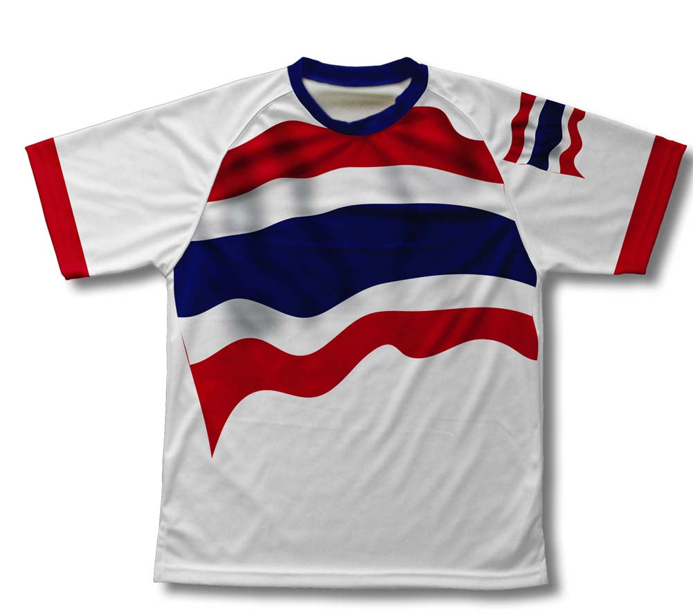 Thailand Flag Technical T-Shirt for Men and Women