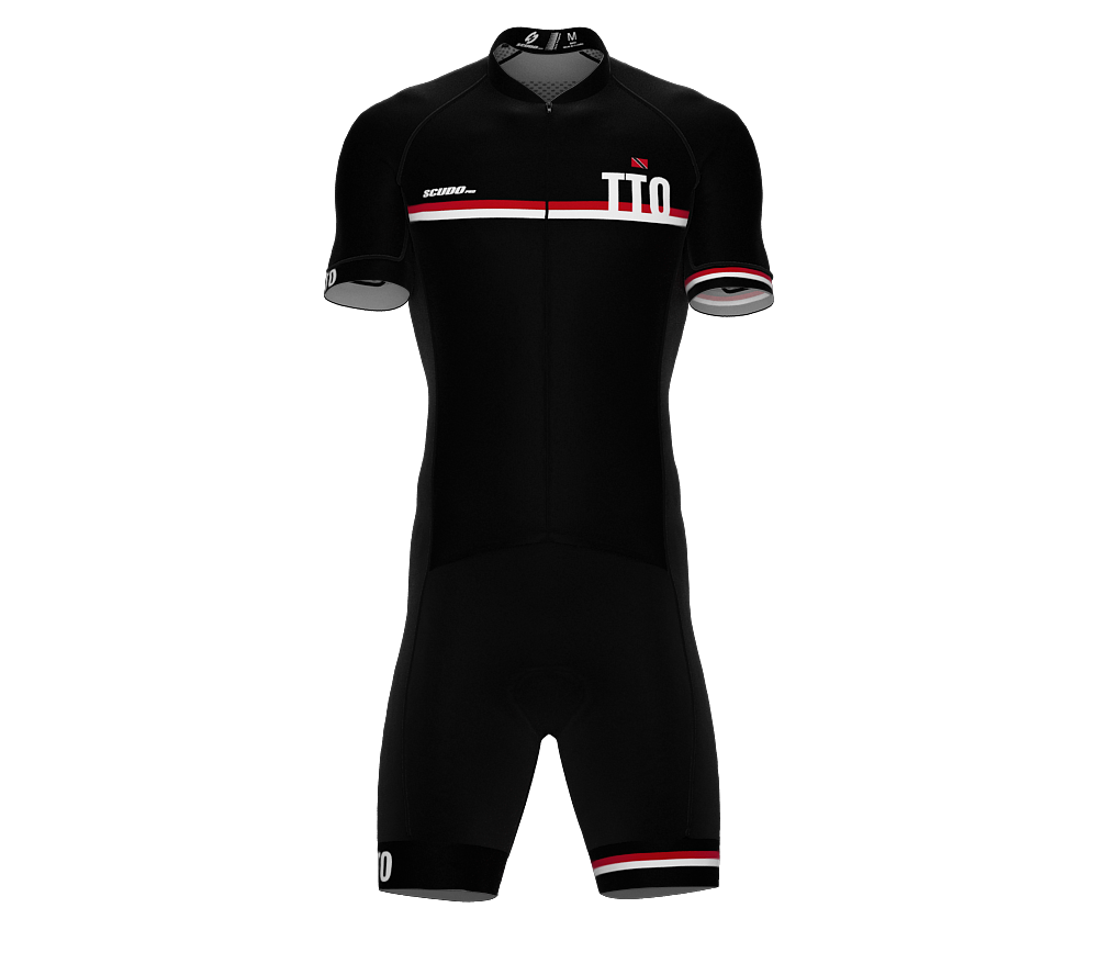 Trinidad And Tobago Black Code Cycling Speedsuit for Men
