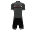 Trinidad And Tobago Gray Code Cycling Speedsuit for Men