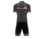 Trinidad And Tobago Gray Code Cycling Speedsuit for Men