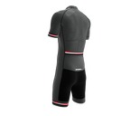 Trinidad And Tobago Gray Code Cycling Speedsuit for Men