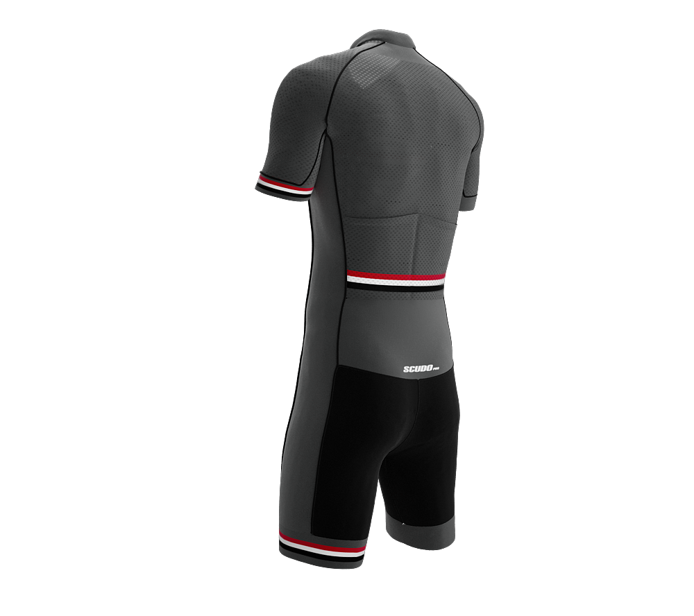 Trinidad And Tobago Gray Code Cycling Speedsuit for Men