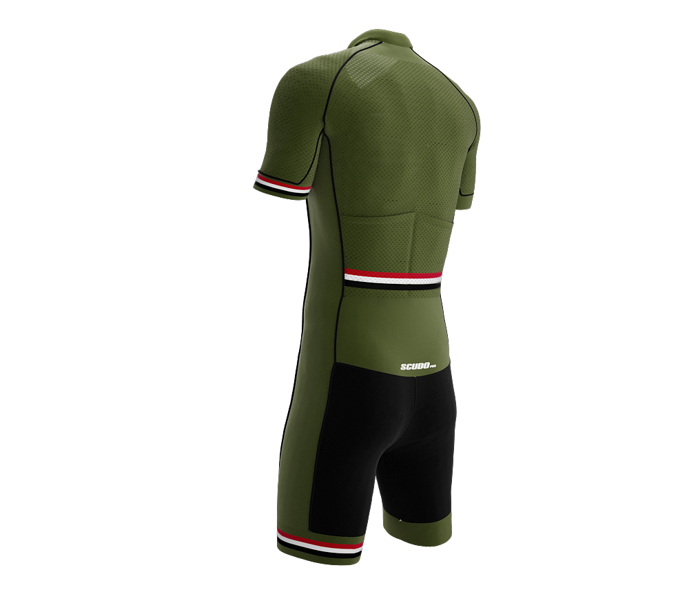 Trinidad And Tobago Green Code Cycling Speedsuit for Men