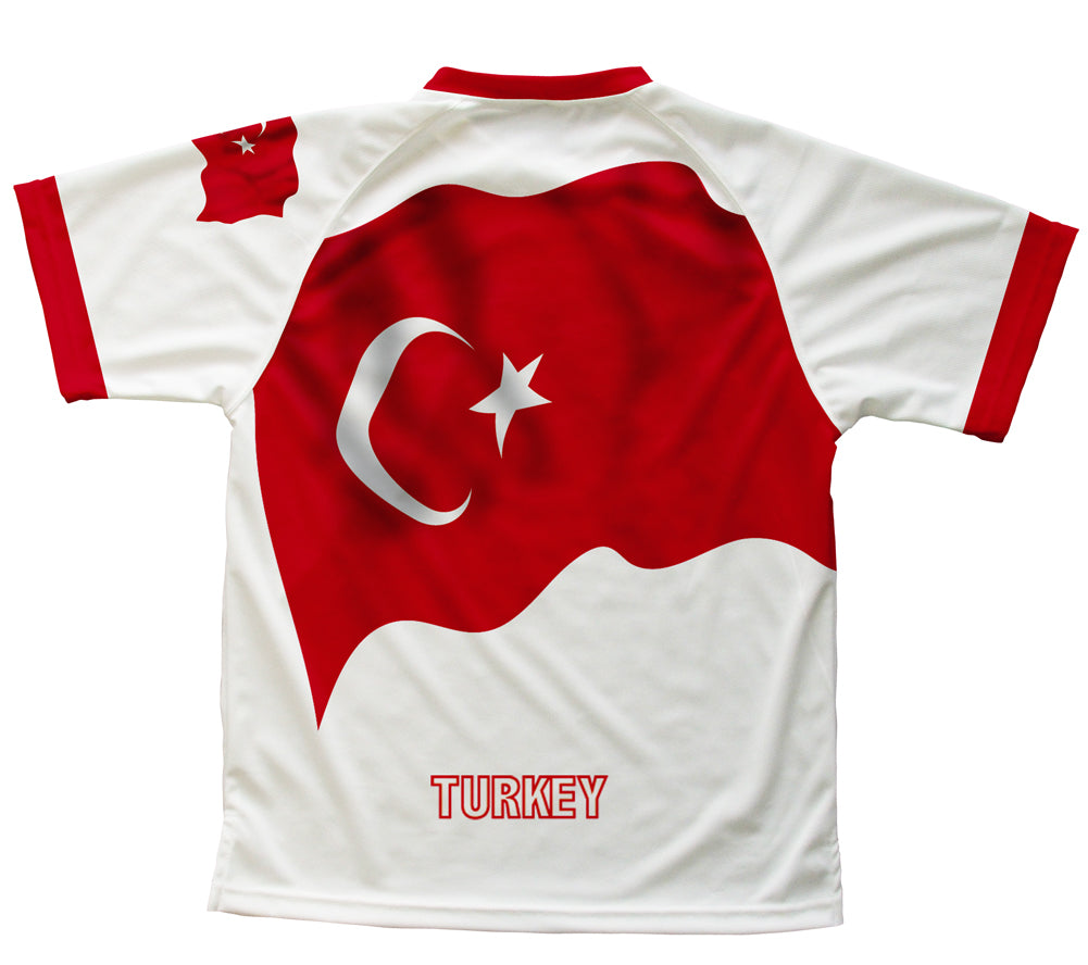 Turkey Flag Technical T-Shirt for Men and Women