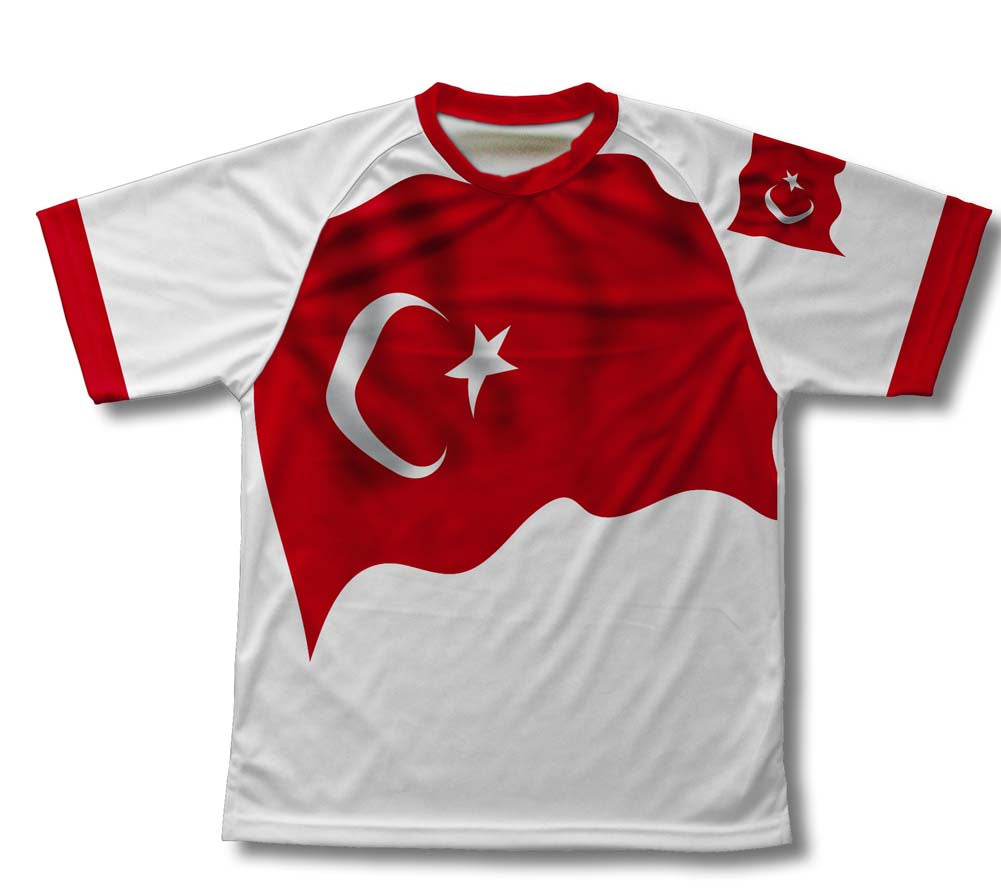 Turkey Flag Technical T-Shirt for Men and Women