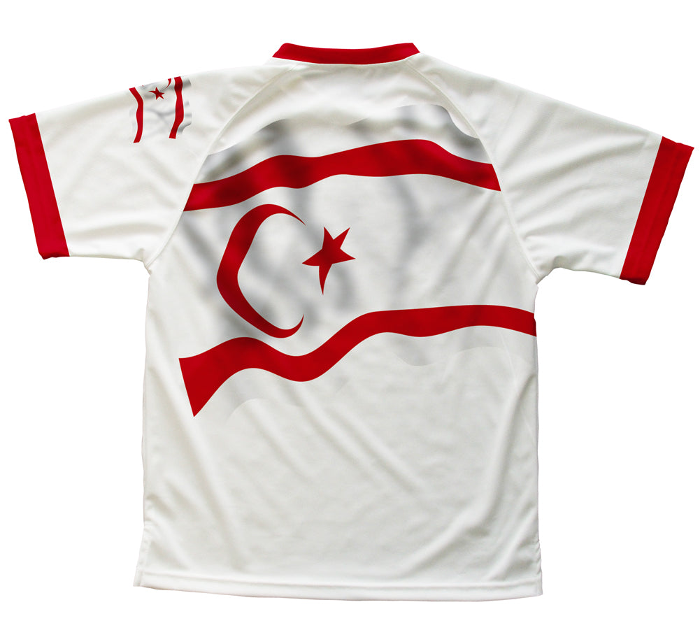 Turkish Republic  Of Northern Cyrpus Flag Technical T-Shirt for Men and Women