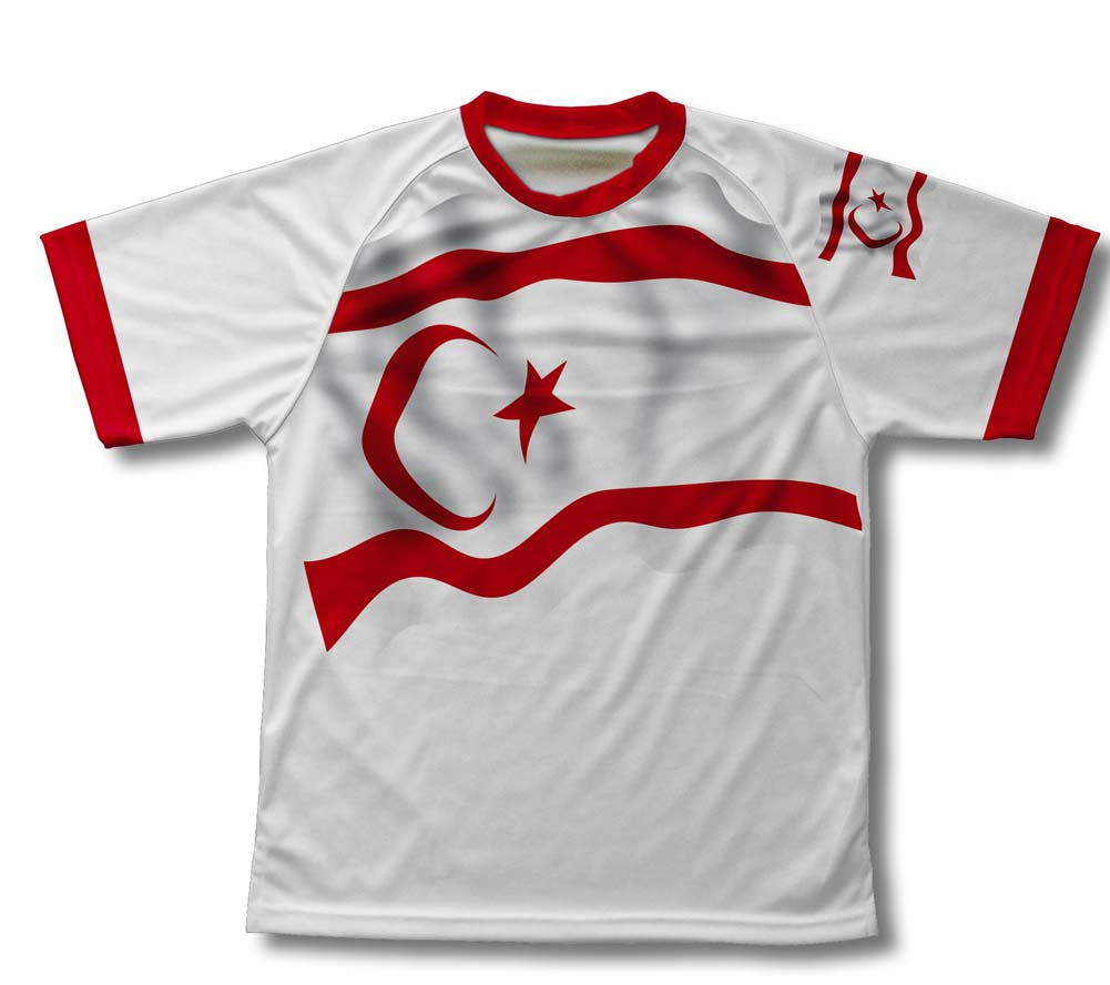 Turkish Republic  Of Northern Cyrpus Flag Technical T-Shirt for Men and Women