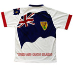 Turks And Caicos Islands Flag Technical T-Shirt for Men and Women