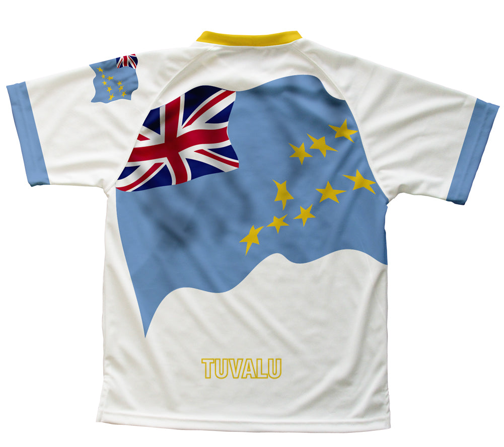 Tuvalu Flag Technical T-Shirt for Men and Women