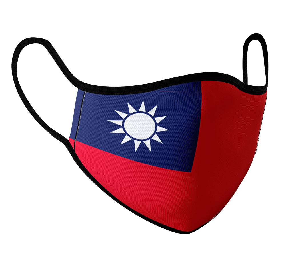 Taiwan  - Face Mask with fluid and moisture resistant fabric. Reusable and Washable