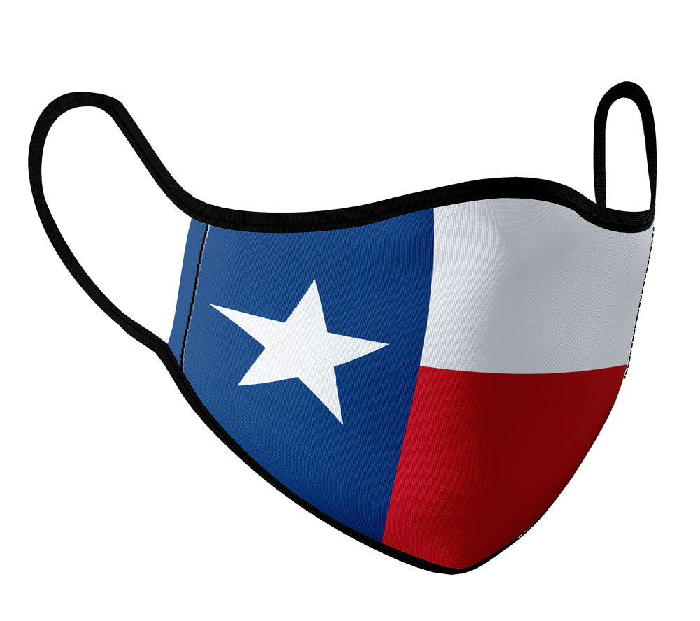 Texas - Face Mask with fluid and moisture resistant fabric. Reusable and Washable