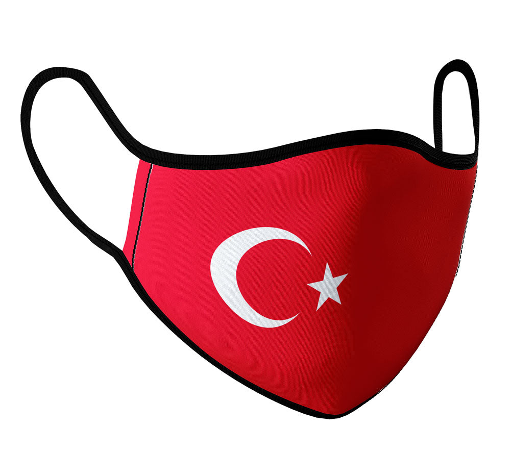 Turkey - Face Mask with fluid and moisture resistant fabric. Reusable and Washable